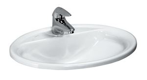 LAUFEN PRO umyvadlo 56 cm, s otvorem pro baterii a přepadem