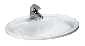LAUFEN PRO umyvadlo 56 cm, s otvorem pro baterii a přepadem