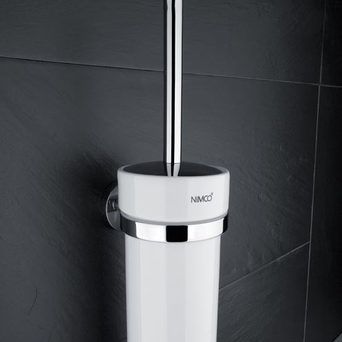 NIMCO UNIX WC štětka , nástěnná, keramika, bílá/chrom UN 13094K-26 Obrázek - fotka