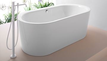 GKI SOFT volně stojící vana 185x90 cm, pro 2 osoby, akrylát SOBW18590OVSW Obrázek - fotka