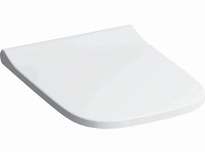 GEBERIT SMYLE SQUARE WC sedátko, Slim, Soft-Closing, lesklá bílá