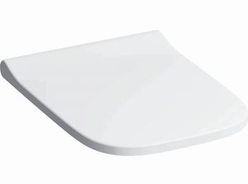 GEBERIT SMYLE SQUARE WC sedátko, Slim, lesklá bílá