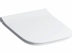 GEBERIT SMYLE SQUARE WC sedátko, Slim, Soft-Closing, lesklá bílá