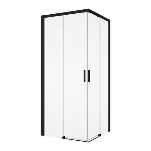 RONAL TOP-LINE S TLSAC sprchový kout 90x90 cm, rohový vstup, posuvné dveře, black line/čiré sklo TLSAC 090 06 07 Obrázek - Hlavní obrázek