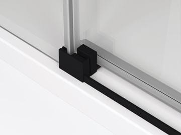 RONAL TOP-LINE S TLSAC sprchový kout 90x90 cm, rohový vstup, posuvné dveře, black line/čiré sklo TLSAC 090 06 07 Obrázek - fotka