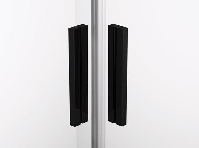 RONAL TOP-LINE S TLSAC sprchový kout 90x90 cm, rohový vstup, posuvné dveře, black line/čiré sklo TLSAC 090 06 07 Obrázek - fotka