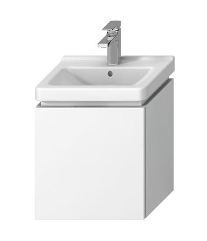 JIKA CUBITO PURE umývátko 45 cm, s otvorem pro baterii a přepadem, Jika perla H8114221001041 Obrázek - fotka