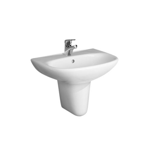 JIKA LYRA PLUS umyvadlo 50 cm, s otvorem pro baterii a přepadem H8143810001041 Obrázek - fotka