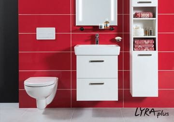 JIKA LYRA PLUS umyvadlo 60 cm, s otvorem pro baterii a přepadem H8103820001041 Obrázek - fotka