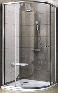 RAVAK PIVOT PSKK3 90 sprchový kout 90x90 cm, R500, pivotové dveře, satin/sklo transparent