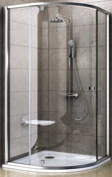 RAVAK PIVOT PSKK3 90 sprchový kout 90x90 cm, R500, pivotové dveře, satin/sklo transparent
