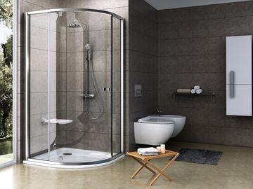 RAVAK PIVOT PSKK3 100 sprchový kout 100x100 cm, R500, pivotové dveře, satin/sklo transparent 376AAU00Z1 Obrázek - fotka