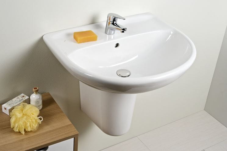 JIKA LYRA PLUS umývátko 45 cm, s otvorem pro baterii a přepadem H8153820001041 Obrázek - fotka