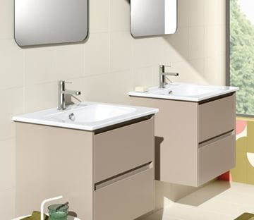 CONCEPT S umyvadlo 60 cm, bez otvoru pro baterii, s přepadem, Cataglaze 0720610001 Obrázek - fotka