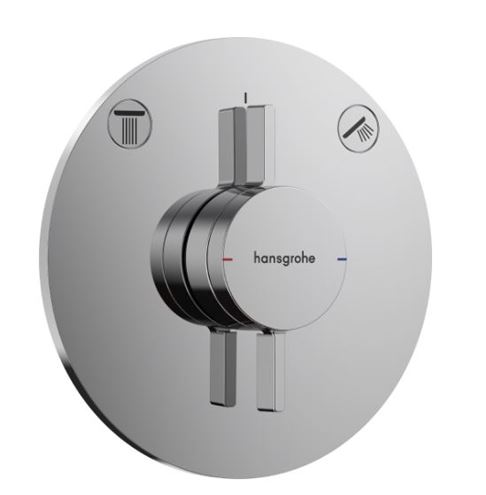 HANSGROHE DUOTURN E podomítková baterie, pro 2 spotřebiče, chrom 75418000 Obrázek - Hlavní obrázek