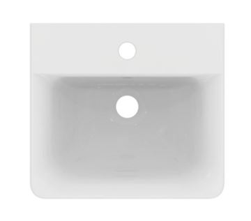 CONCEPT CUBE umývátko 40 cm, s otvorem pro baterii a prepadem, alpská bílá E803101 Obrázek - fotka
