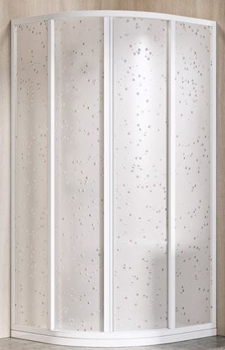 RAVAK SUPERNOVA SKCP4 90 sprchový kout 90x90 cm, R500, posuvné dveře, bílá/plast pearl 3117O10211 Obrázek - Hlavní obrázek