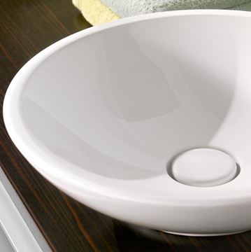 VILLEROY & BOCH LOOP & FRIENDS umyvadlová mísa 38 cm, bez přepadu, alpská bílá 51480101 Obrázek - fotka