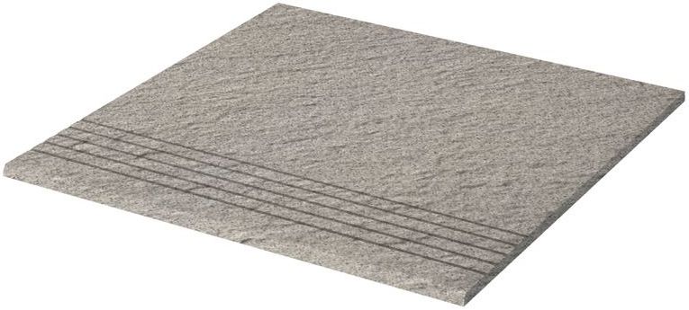 RAKO TAURUS GRANIT schodovka 30x30 cm, mat reliéf, šedá TCV34076 Obrázek - Hlavní obrázek