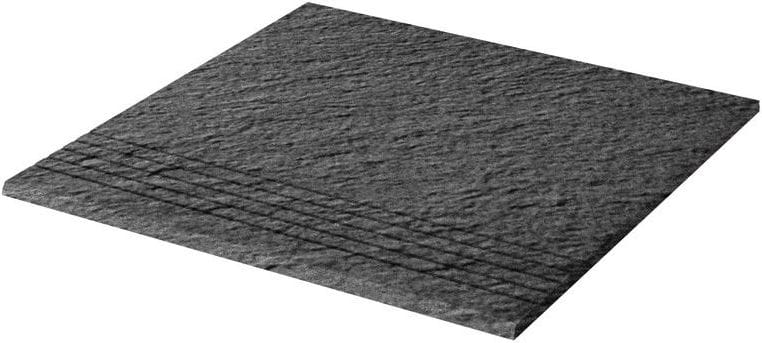 RAKO TAURUS GRANIT schodovka 30x30 cm, mat reliéf, antracitově šedá TCV34065 Obrázek - Hlavní obrázek