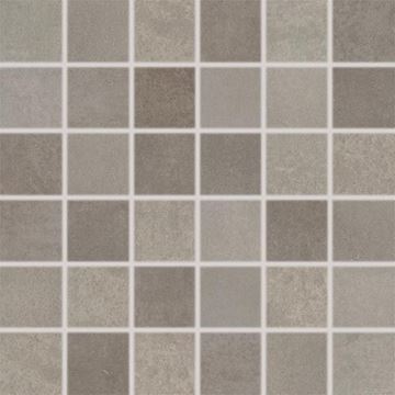 RAKO EXTRA mozaika 30x30(5x5) cm, lepená na síti, mat reliéf, hnědošedá