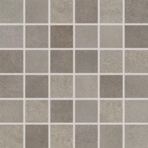 RAKO EXTRA mozaika 30x30(5x5) cm, lepená na síti, mat reliéf, hnědošedá