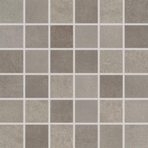 RAKO EXTRA mozaika 30x30(5x5) cm, lepená na síti, mat reliéf, hnědošedá DDM06721 Obrázek - Hlavní obrázek