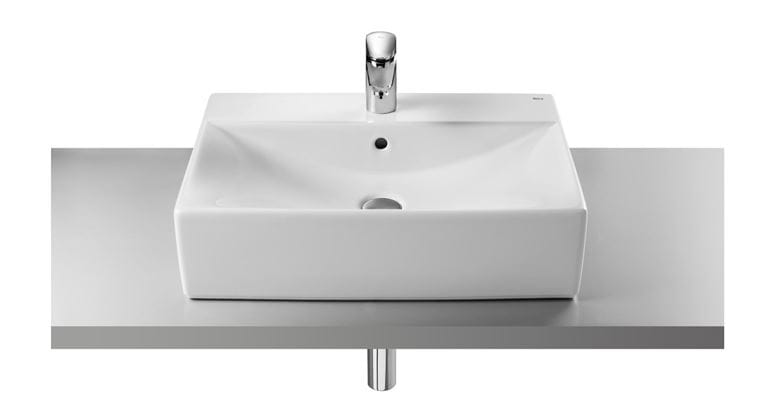 ROCA DIVERTA umyvadlo 47 cm, s otvorem pro baterii a přepadem A327111000 Obrázek - fotka