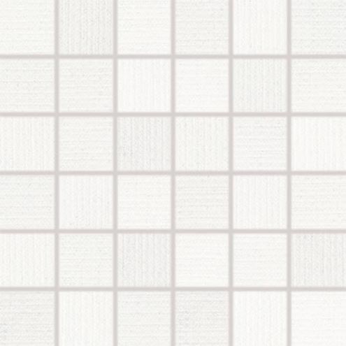 RAKO NEXT mozaika 30x30(5x5) cm, lepená na síti, mat reliéf, světle šedá WDM05500 Obrázek - Hlavní obrázek
