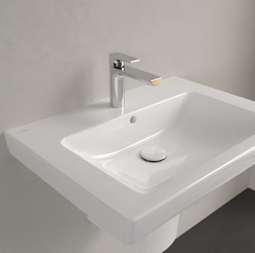 VILLEROY & BOCH SUBWAY 2.0 umyvadlo 65 cm, s otvorem pro baterii a přepadem, alpská bílá 71136501 Obrázek - fotka