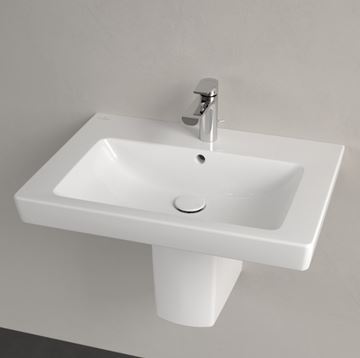 VILLEROY & BOCH SUBWAY 2.0 umyvadlo 65 cm, s otvorem pro baterii a přepadem, alpská bílá 71136501 Obrázek - fotka