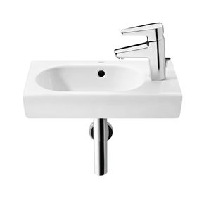 ROCA MERIDIAN umývátko 45 cm, s otvorem pro baterii vpravo a přepadem