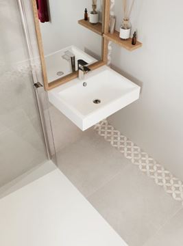 KALDEWEI PURO 3163 umyvadlo 46 cm, s otvorem pro baterii a přepadem, smaltovaná ocel, Perl-Effekt, alpská bílá 901306013001 Obrázek - fotka