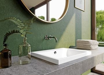 KALDEWEI PURO 3154 umyvadlo 60 cm, bez otvoru pro baterii, s přepadem, smaltovaná ocel, Perl-Effekt, alpská bílá 900406003001 Obrázek - fotka
