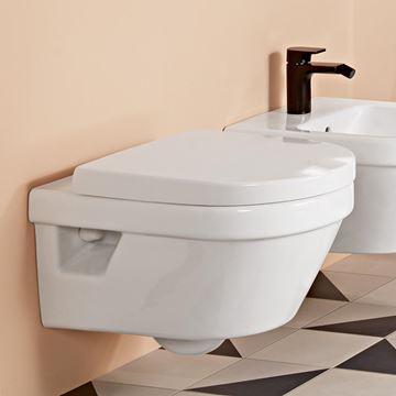 VILLEROY & BOCH ARCHITECTURA WC sedátko, alpská bílá 98M9D101 Obrázek - fotka