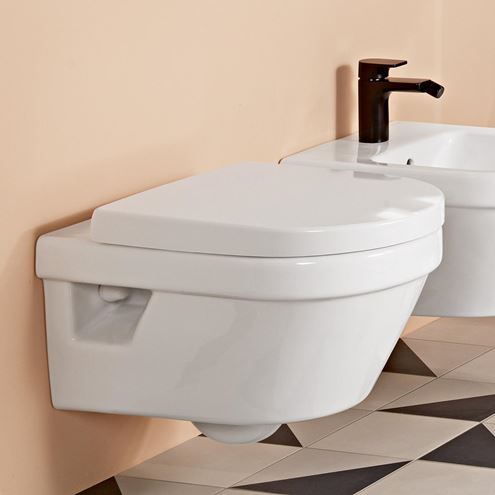 VILLEROY & BOCH ARCHITECTURA WC sedátko, alpská bílá 98M9D101 Obrázek - fotka