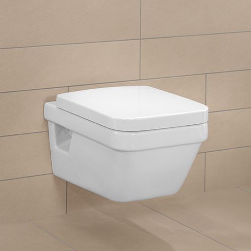 VILLEROY & BOCH ARCHITECTURA WC sedátko, SoftClosing, alpská bílá 9M58S101 Obrázek - fotka