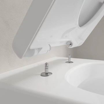 VILLEROY & BOCH ARCHITECTURA WC sedátko, SoftClosing, alpská bílá 9M83S101 Obrázek - fotka