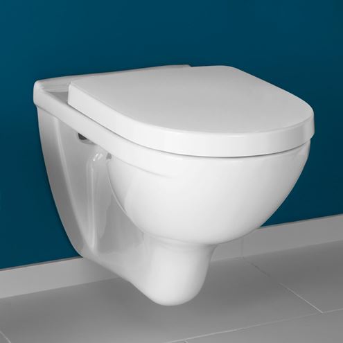 VILLEROY & BOCH O.NOVO WC sedátko, SoftClosing, alpská bílá 9M38S101 Obrázek - fotka