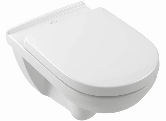 VILLEROY & BOCH O.NOVO WC sedátko, SoftClosing, alpská bílá 9M38S101 Obrázek - fotka