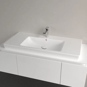 VILLEROY & BOCH SUBWAY 2.0 umyvadlo 100 cm, s otvorem pro baterii a přepadem, CeramicPlus, broušené 71751GR1 Obrázek - fotka