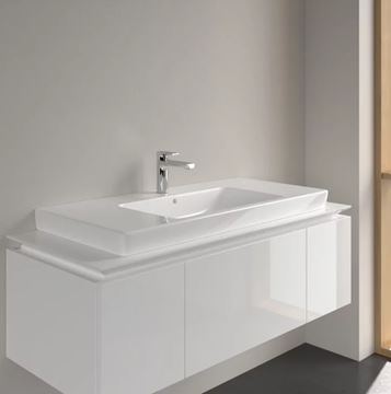 VILLEROY & BOCH SUBWAY 2.0 umyvadlo 100 cm, s otvorem pro baterii a přepadem, CeramicPlus, broušené 71751GR1 Obrázek - fotka