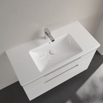 VILLEROY & BOCH SUBWAY 2.0 umyvadlo 100 cm, s otvorem pro baterii a přepadem 7175A001 Obrázek - fotka
