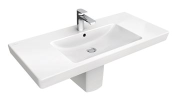VILLEROY & BOCH SUBWAY 2.0 umyvadlo 100 cm, s otvorem pro baterii a přepadem 7175A001 Obrázek - fotka
