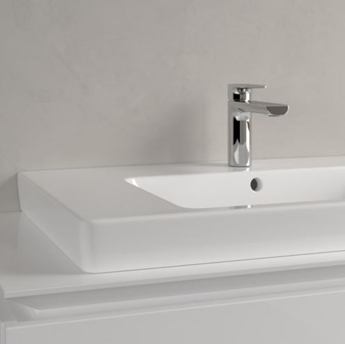 VILLEROY & BOCH SUBWAY 2.0 umyvadlo 80 cm, s otvorem pro baterii a přepadem, broušené 71758G01 Obrázek - fotka