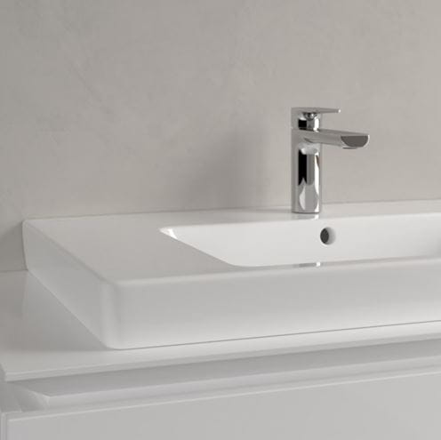 VILLEROY & BOCH SUBWAY 2.0 umyvadlo 80 cm, s otvorem pro baterii a přepadem, CeramicPlus, broušené 71758GR1 Obrázek - fotka