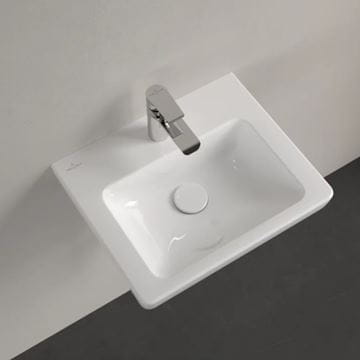 VILLEROY & BOCH SUBWAY 2.0 umývátko 45 cm, s otvorem pro baterii a přepadem 73154501 Obrázek - fotka