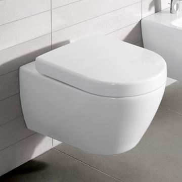 VILLEROY & BOCH SUBWAY 2.0 WC sedátko, SoftClosing, alpská bílá 9M68S101 Obrázek - fotka