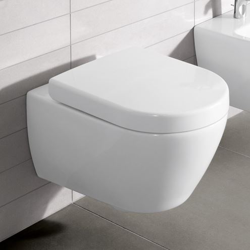 VILLEROY & BOCH SUBWAY 2.0 WC sedátko, SoftClosing, alpská bílá 9M68S101 Obrázek - fotka