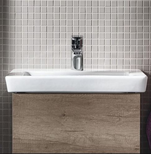 VILLEROY & BOCH SUBWAY 2.0 umyvadlo 50 cm, s otvorem pro baterii a přepadem, CeramicPlus 7315F0R1 Obrázek - fotka
